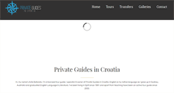 Desktop Screenshot of privateguidesincroatia.com